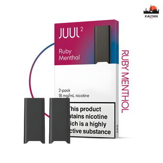 Картриджі Juul 2 Ruby Menthol (Рубіновий ментол) 18 мг (1.8%)