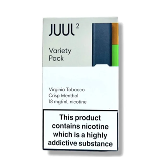 Картриджі Juul 2 Variety Pack (Virginia Tobacco, Crisp Menthol) 18 мг (1.8%)