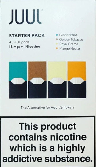 Картриджі Juul Flavor Multipack (4 смаки) 18 мг (1.8%)