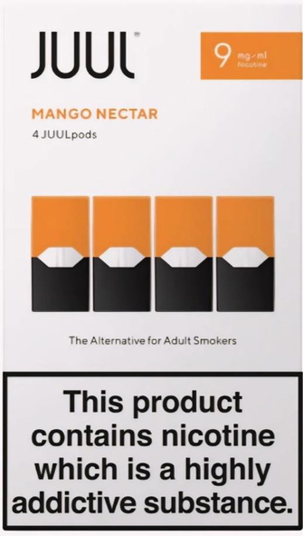 Картриджі Juul Mango (Манго) 9 мг (0.9%)