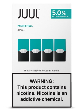 Картриджі Juul Menthol (Ментол) 50 мг (5%)