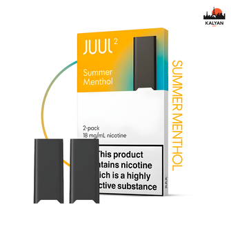 Картриджі Juul 2 Summer Menthol (Літній ментол) 18 мг (1.8%)