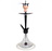 Кальян AMY Deluxe 066.02 Alu Deluxe S висота 60 см на 1 персону (Прозорий)