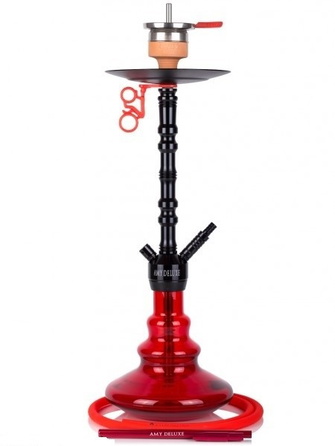 Кальян AMY Deluxe 070.01 Alu Zulu висота 80 см на 1 персону (Червоний)