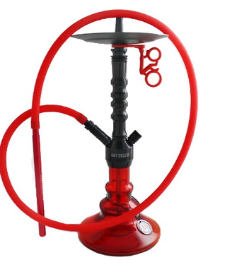 Кальян AMY Deluxe 070.02 Alu Zulu S висота 60 см на 1 персону (Червоний)