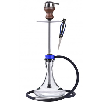 Кальян Gorilla Clear 3.0 Full Set Black Blue (Чорно-синій)