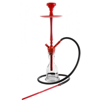 Кальян Kaya Elox 30 см Clear Alum Plug 2S Red (Червоний)