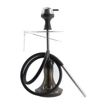 Кальян Storm Hookah Mini Graphite Glass (Прозоро-чорний)