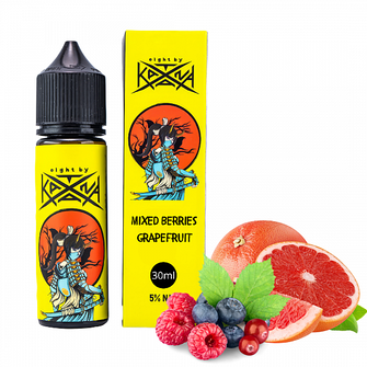 Сольова рідина Katana Mixed Berries Grapefruit (Мікс лісових ягід Грейпфрут) 30 мл 50 мг