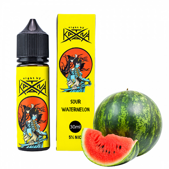 Сольова рідина Katana Sour Watermelon (Кислий кавун) 30 мл 50 мг