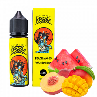 Солевая жидкость Katana Mango Peach Watermelon (Манго Персик Арбуз) 30 мл 50 мг
