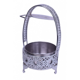 Кошик для вугілля Yahya Deep Silver (Срібний)