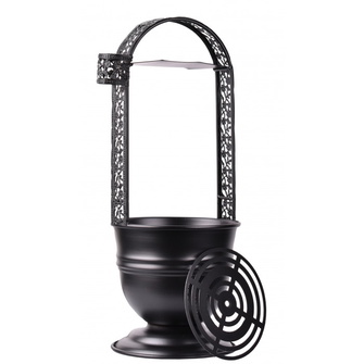 Кошик для вугілля Yahya Matte Black (Чорний)