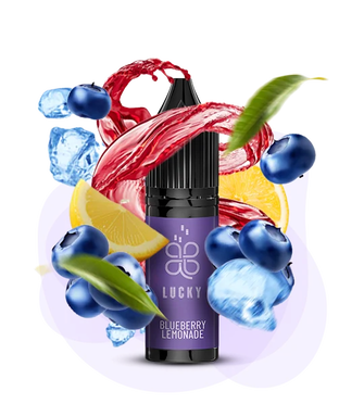 Сольова рідина Lucky 15 мл 50 мг Blueberry Lemonade (Чорничний Лимонад)