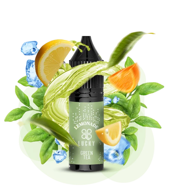 Сольова рідина Lucky Lemonade 15 мл 50 мг Green Tea (Зелений чай)