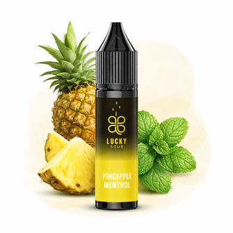 Сольова рідина Lucky Sour 15 мл 50 мг Pineapple Menthol (Ананас Ментол) Сольова рідина Lucky Sour 15 мл 50 мг Pineapple Menthol (Ананас Ментол)