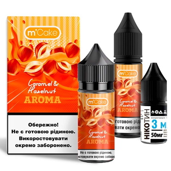 Набір Flavorlab M-Cake Caramel Hazelnut (Карамель Фундук) 30 мл 50 мг