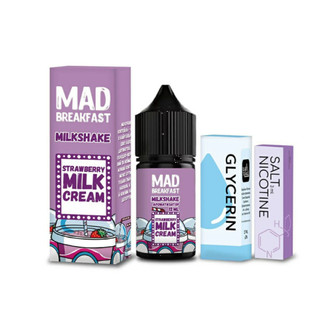 Набор Mad Breakfast Milkshake (Клубничный молочный коктейль) 30 мл 50 мг