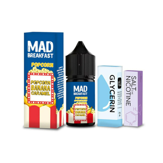 Набір Mad Breakfast Popcorn (Карамельно-банановий попкорн) 30 мл 30 мг