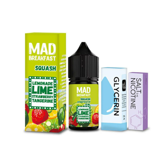 Набір Mad Breakfast Squash (Лимонад Лайм Мандарин Полуниця) 30 мл 30 мг