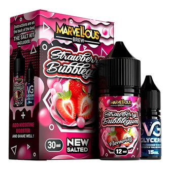 Набір Marvellous Brew Strawberry Bubblegum (Полунична жуйка) 30 мл 50 мг
