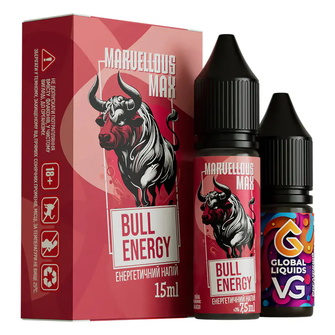 Набор Marvellous MAX Bull Energy (Энергетик) 15 мл 50 мг