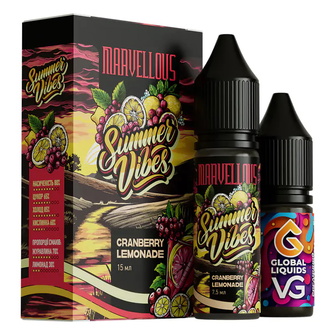 Набір Marvellous Summer Vibes Cranberry Lemonade (Журавлинний лимонад) 15 мл 50 мг