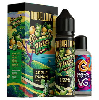 Набір органічної рідини Marvellous Summer Vibes Apple Punch (Яблучний пунш) 60 мл 3 мг
