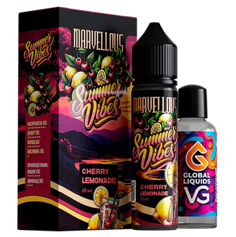 Набір органічної рідини Marvellous Summer Vibes Cherry Lemonade (Вишневий лимонад) 60 мл 3 мг