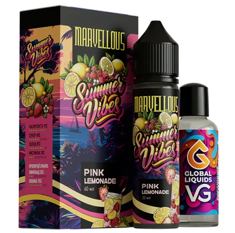 Набір органічної рідини Marvellous Summer Vibes Pink Lemonade (Рожевий лимонад) 60 мл 3 мг
