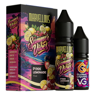 Набір Marvellous Summer Vibes Pink Lemonade (Рожевий лимонад) 15 мл 50 мг