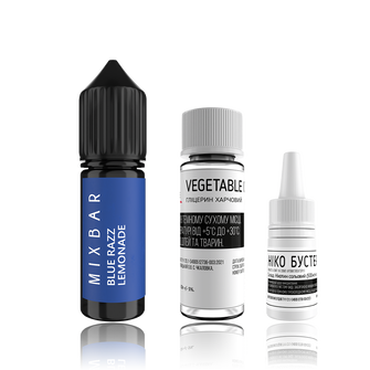Набір Mix Bar HYBRID SLT Blue Razz Lemonade (Ягідний Лимонад) 15мл 65мг
