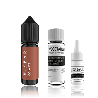 Набор Mix Bar HYBRID SLT Cola ICE (Кола Лед) 15мл 65мг