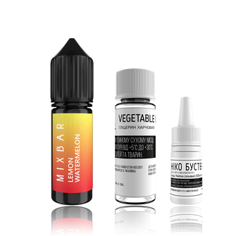 Набір Mix Bar HYBRID SLT Lemon Watermelon (Лимон Кавун) 15мл 50мг