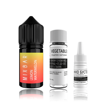 Набор Mix Bar HYBRID SLT Lemon Watermelon (Лимон Арбуз) 30мл 65мг