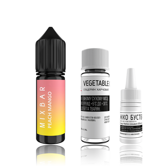 Набір Mix Bar HYBRID SLT Peach Mango (Персик Манго) 15мл 50мг