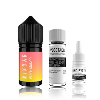 Набор Mix Bar HYBRID SLT Peach Mango (Персик Манго) 30мл 50мг
