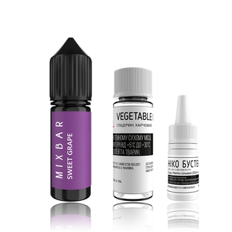Набір Mix Bar HYBRID SLT Sweet Grape (Солодкий Виноград) 15мл 50мг