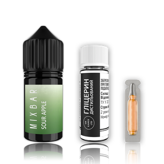 Набір Mix Bar SLT Sour Apple (Кисле Яблуко) 30мл 65мг