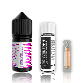 Набор Mix Bar Lux Energy Grape (Виноград Энергетик) 30 мл 65 мг