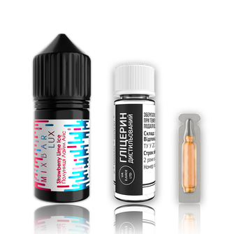 Набір Mix Bar Lux Strawberry Lime Ice (Полуниця Лайм Айс) 30 мл 65 мг