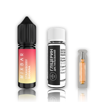 Набор Mix Bar SLT Strawberry Banana (Банан Клубника) 15мл 65мг