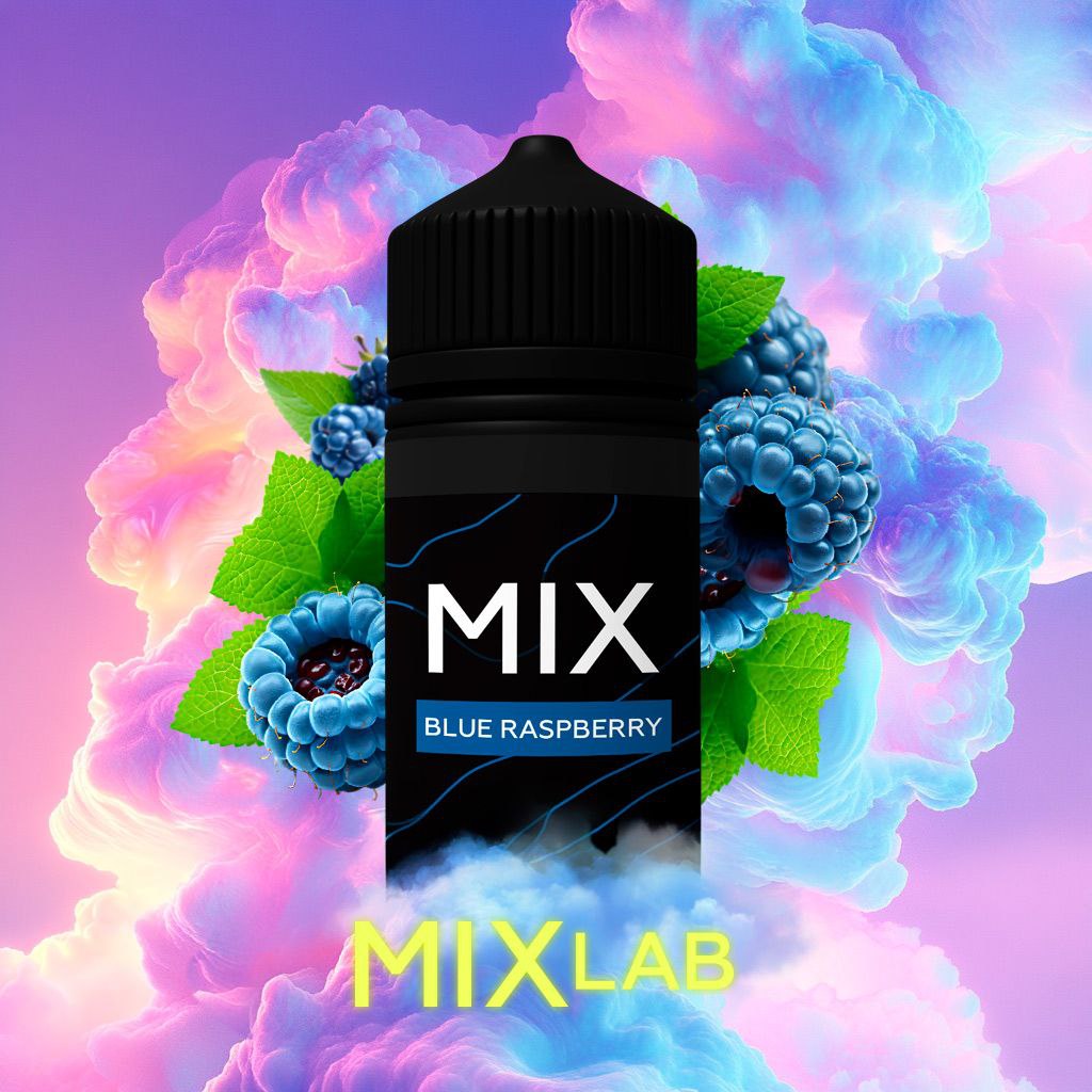 Сольова рідина MIX Blue Raspberry (Блакитна малина) 30 мл 50 мг: купити ...