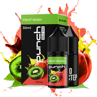 Набір Punch Fruit Rush (Ківі Лимон Персик) 30 мл 50 мг