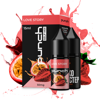 Набір Punch Love Story (Груша Полуниця Маракуя) 15 мл 50 мг
