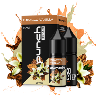 Набір Punch Tobacco Vanilla (Тютюн Ваніль) 15 мл 50 мг