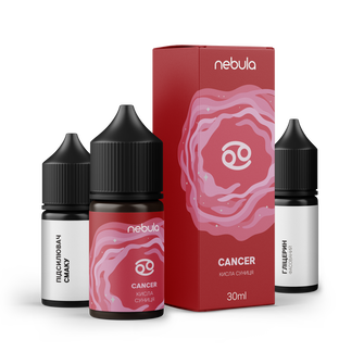 Набір Nebula Zodiac Cancer (Кисла суниця) 15 мл 50 мг Набір Nebula Zodiac Cancer (Кисла суниця) 15 мл 50 мг