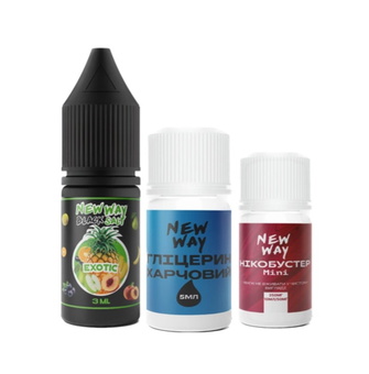 Набір New Way Black Exotic (Екзотичні фрукти) 10 мл 65 мг