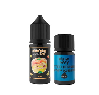 Набір New Way Black Lemon Peach (Лимон Персик) 30 мл 65 мг