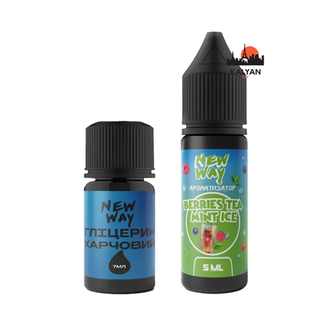 Набор New Way Ice Berries Tea Mint Ice (Ягодный чай с мятой Лед) 15 мл 50 мг